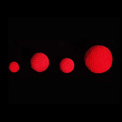 Crochet Balls (Rouge) - 1 inch
