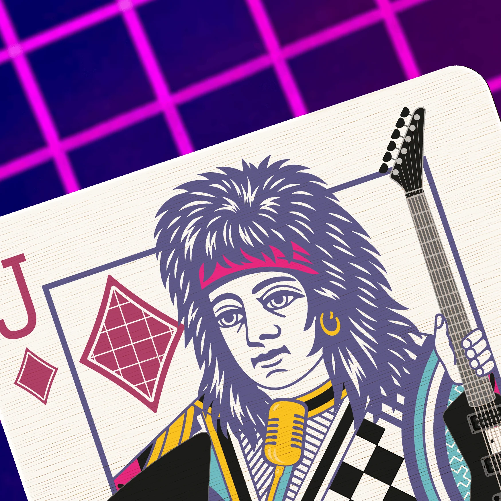 Jeu de Cartes 80's - Linen Finish - Image 12