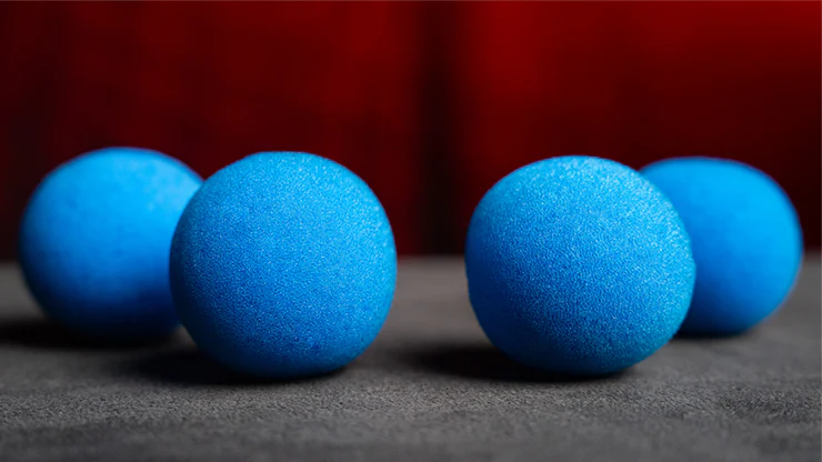 Balles Mousse BLEU - Pack de 4 (Magic Sponge Balls) - Image 16