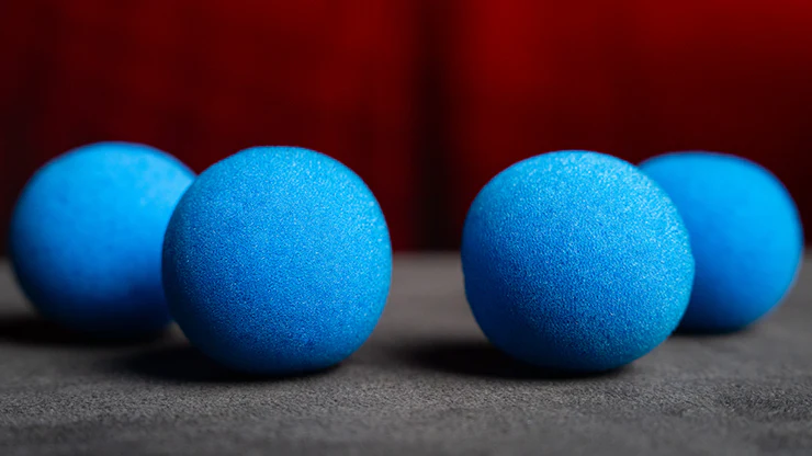 Balles Mousse BLEU - Pack de 4 (Magic Sponge Balls) - Image 8