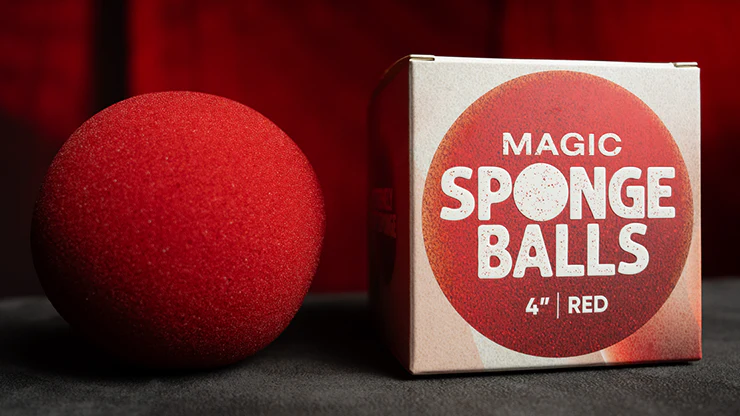 Balles Mousse ROUGE - Pack de 4 (Magic Sponge Balls) - Image 19