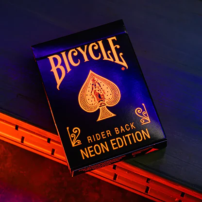 Bicycle Neon Rider Back - Solar-Orange