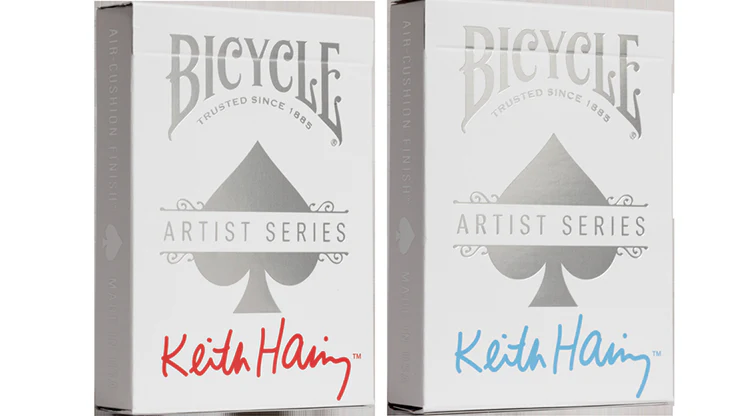 Coffret Bicycle - Keith Haring - Set de 2 jeux (Rouge et Bleu) - Image 5