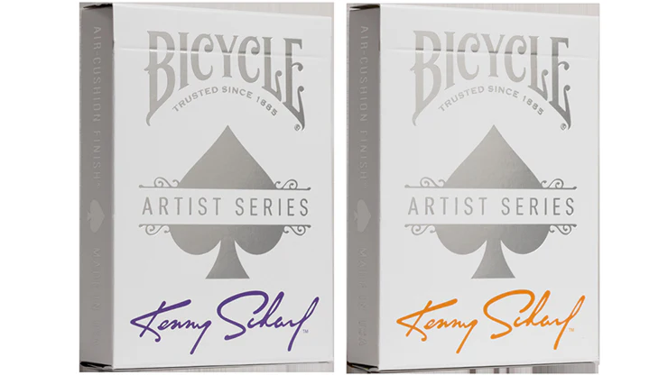 Coffret Bicycle - Kenny Scharf - Set de 2 jeux (Violet et Orange) - Image 5