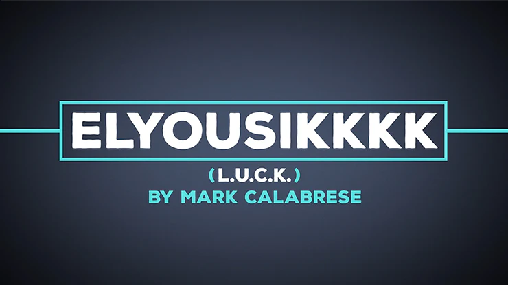 Elyousikkkk (L.U.C.K.) by Mark Calabrese video DOWNLOAD