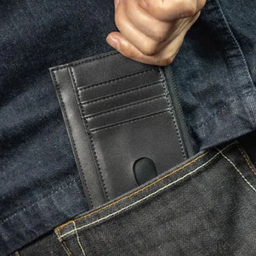 Into Wallet (Top Grain Leather) - Image 4