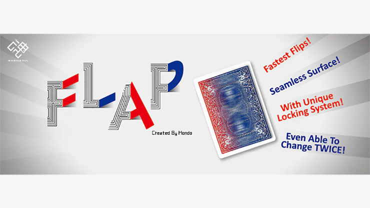 Modern Flap Card (Red to Blue)