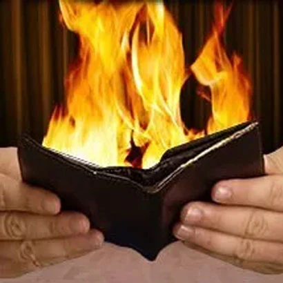 Portefeuille à change en feu